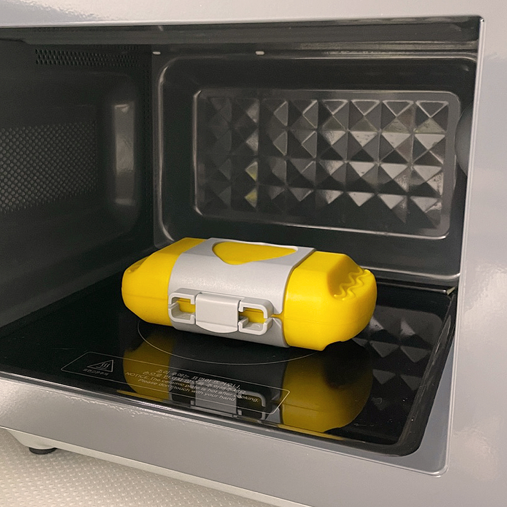 요리즐 포켓토스터 하프 미니 토스트 전자레인지 샌드위치 메이커 프레스 쿠커 양면 그릴팬