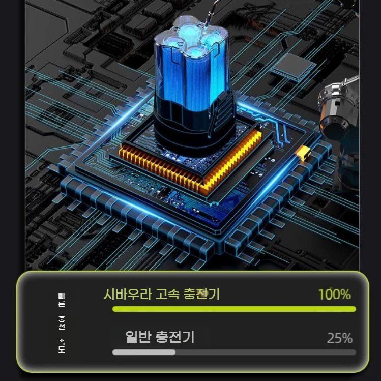 충전식 앵글그라인더 800W 리튬배터리 절단연마기 bying24 800W 배터리 1개 + 톱날커버 - 상세 이미지 3