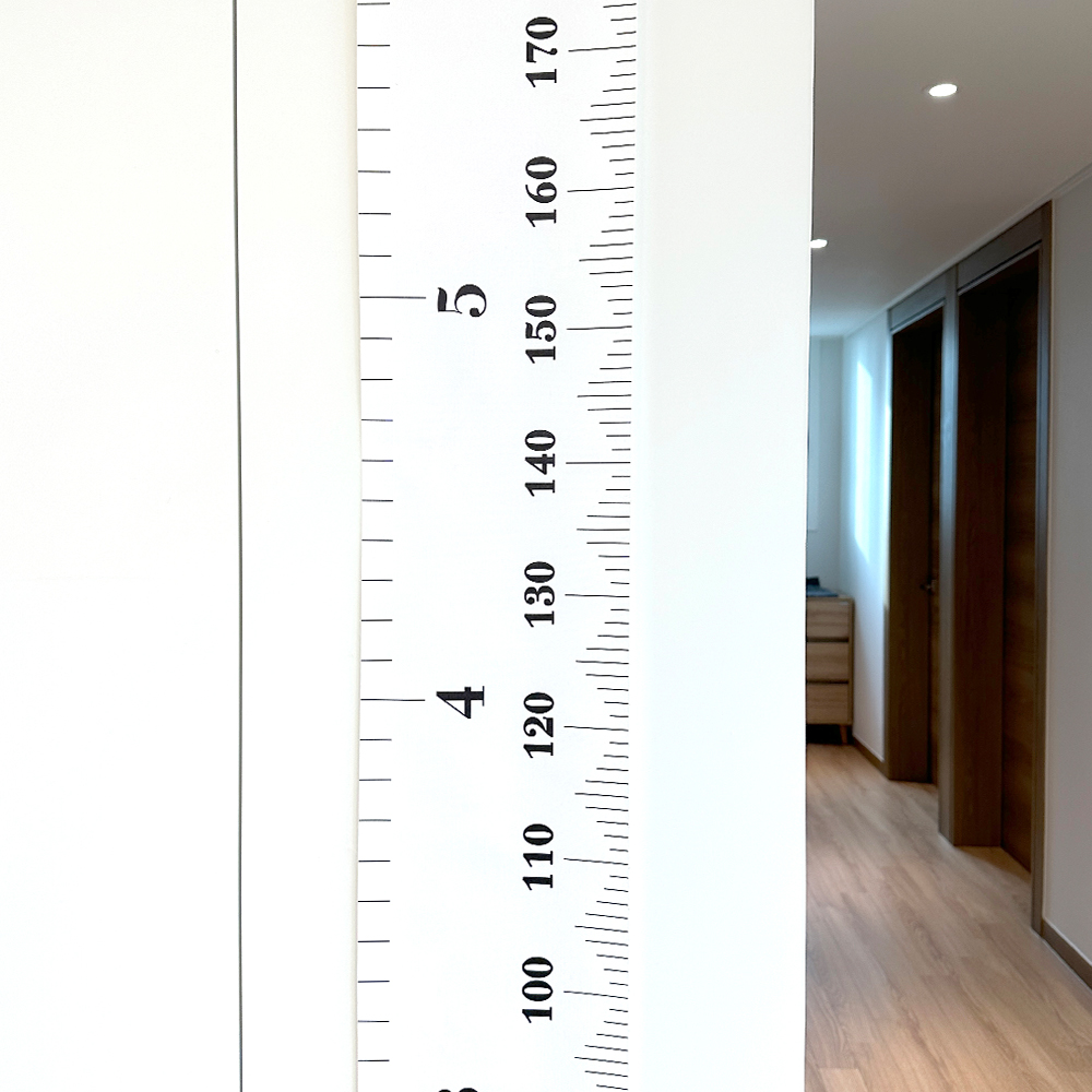 핫버튼 아기 키재기 벽걸이 자 가정용 키재기판 포스터 150cm - 상세 이미지 3