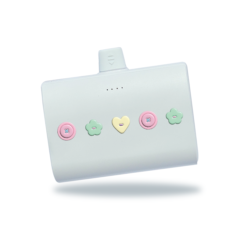 BZ NEW 큐트단추 아이폰 갤럭시 듀얼 도킹 보조배터리 10000mah - 상세 이미지 3