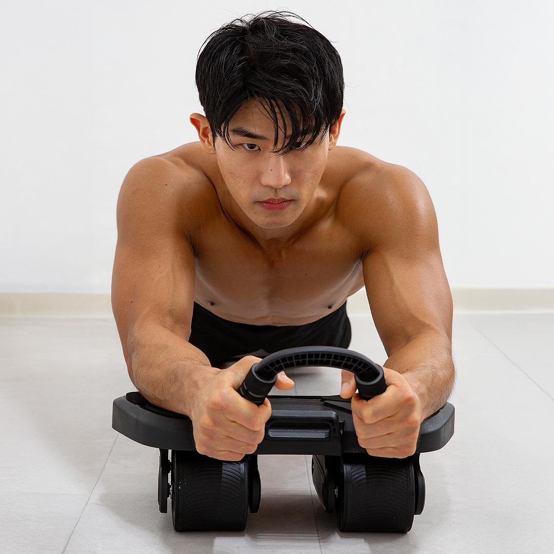 하디로어 리바운드 플랭크 ab 슬라이드 복근 롤아웃 뱃살 휠 롤러 복부 코어 홈트 운동기구 이미지 4