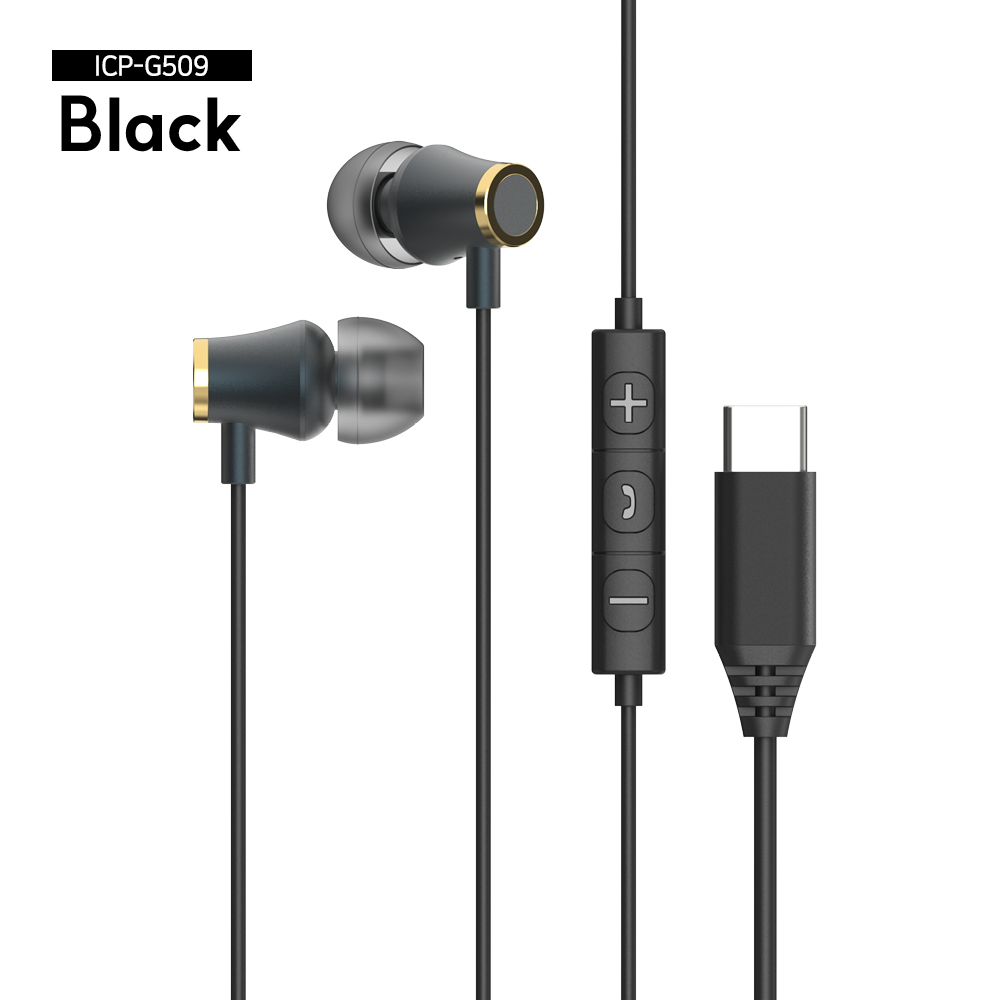 아이리버 C타입 유선 이어폰 마이크 노이즈캔슬링 줄 게이밍 인이어 컴퓨터 노트북 태블릿 PC