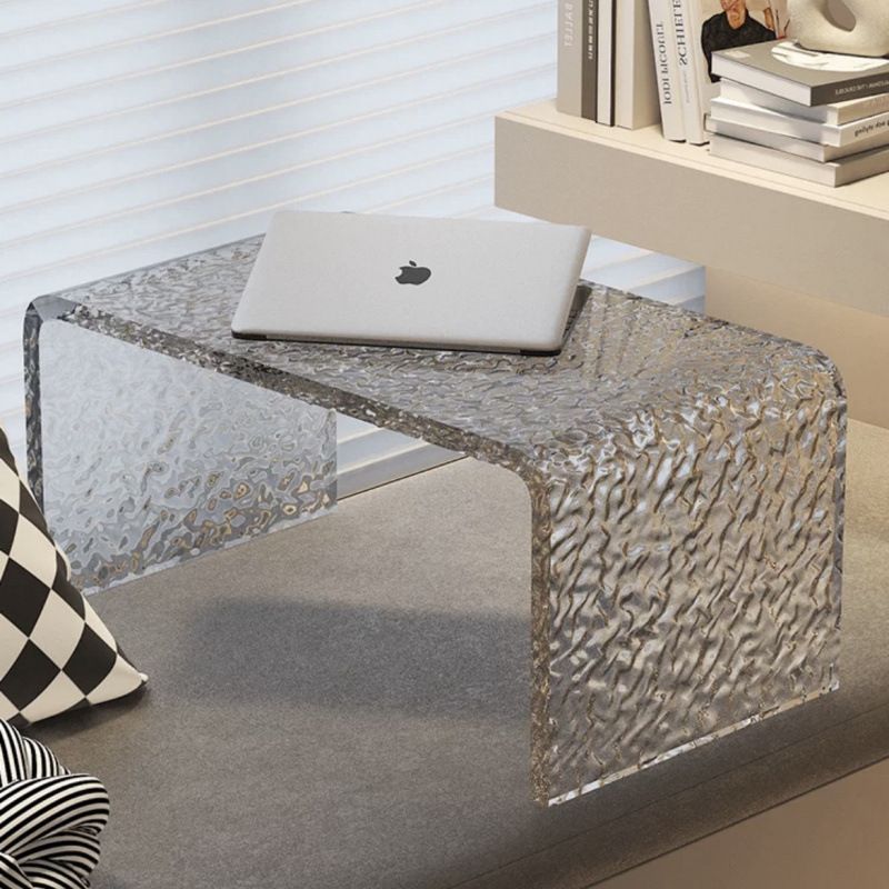 거실 티테이블 물결 아크릴 인테리어 협탁 60x30x30cm 웨이브