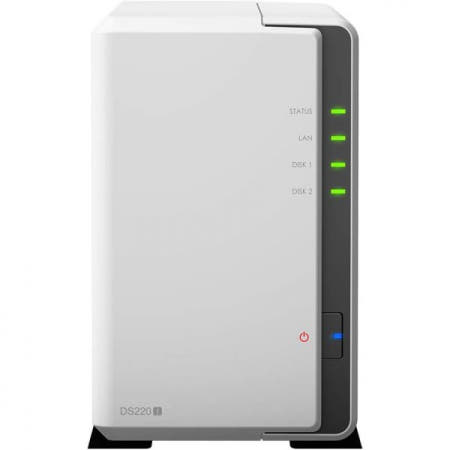 [해외]Synology 디스크스테이션 DS220j NAS 서버(RTD1296 1.4 포함)GHz CPU, 512MB 메모리, 8TB SSD 스토리지, 1GbE LAN 포트 1개,
