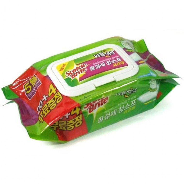 표준형 물걸레 청소포 24매 물걸레청소포리필