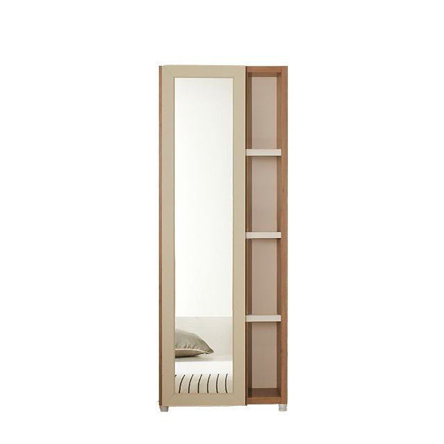 가구의서 F41375 4단 전신거울 수납 책장 600 - 상품 이미지