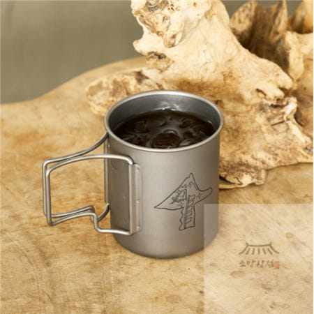 태계일주 티타늄 머그 300ml 티타늄컵 예쁜머그컵 회사단체선물