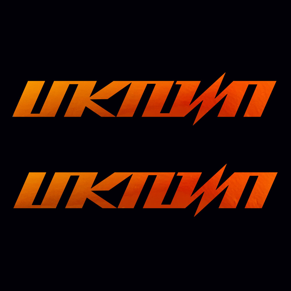 언노운 UNKNOWN 픽시 자전거 데칼 스티커  싱글 세트(1set 2개) - 상세 이미지 4