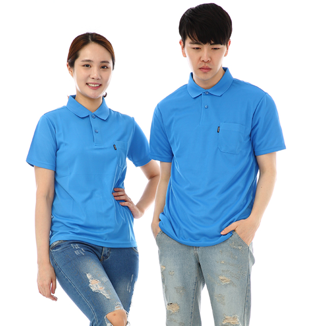 (16color)쿨론코발트기능성카라 반팔티셔츠 식당 단체 음식점가게티 홀서빙복 - 상세 이미지 4