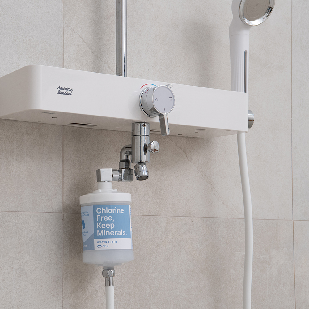 씨엘제로 대용량 녹물 샤워기 녹물제거 정수 필터 제품 이미지