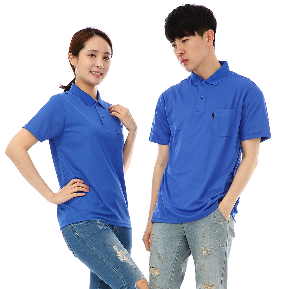 (21color)쿨론카라 반팔티셔츠 단체 가게 음식점 홀서빙복 - 상세 이미지 3