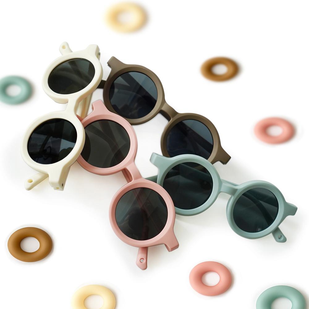 키저스 젤리오 유아 소프트 실리콘 선글라스 케이스 세트 바닐라빈 돌 백일 아기 선물