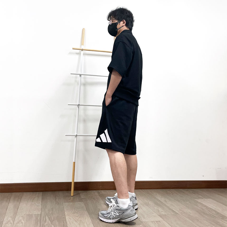 [오늘출발] 아디다스 라운드 플리스 트레이닝 와이드 버뮤다 팬츠 반바지 블랙(JE8956), 2XL 이미지 8