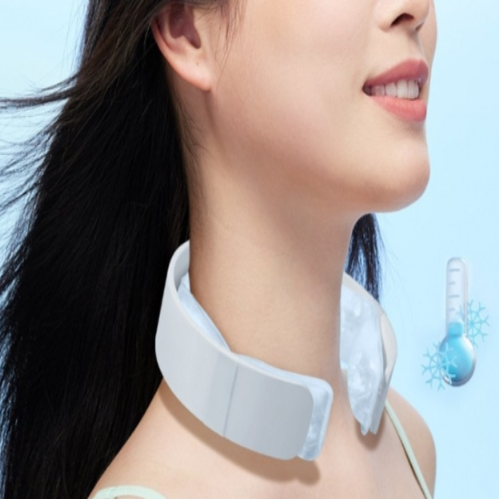 넥쿨러 쿨스카프 쿨링 넥 아이스 넥밴드 냉감 얼음목걸이 넥쿨링튜브 링 목아이스팩 - 상세 이미지 4