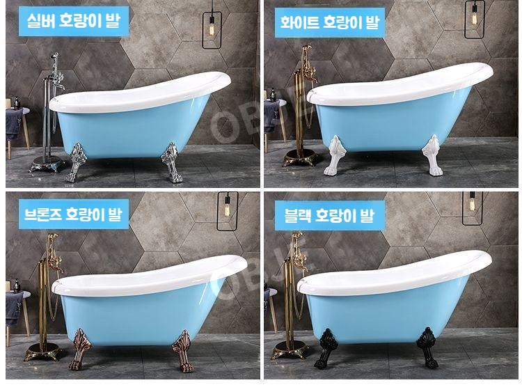 오브제 고급 아크릴 욕조 레드 더블 레이어 단열 독립형 1.2m 1.3m - 상세 이미지 3
