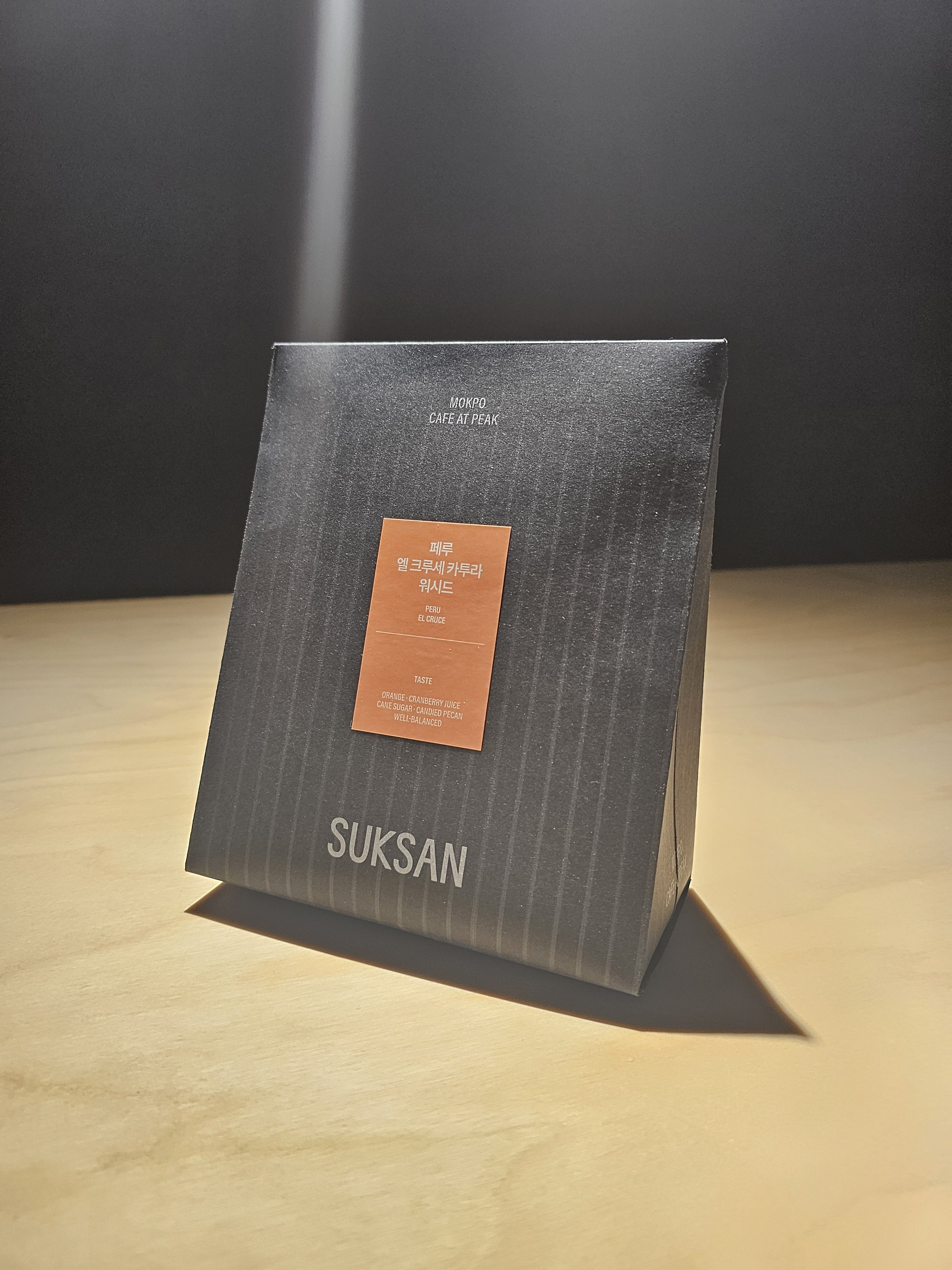 SUKSAN COFFEE 석산카페 페루 엘 크루세 카투라 워시드  200g 홀빈 원두