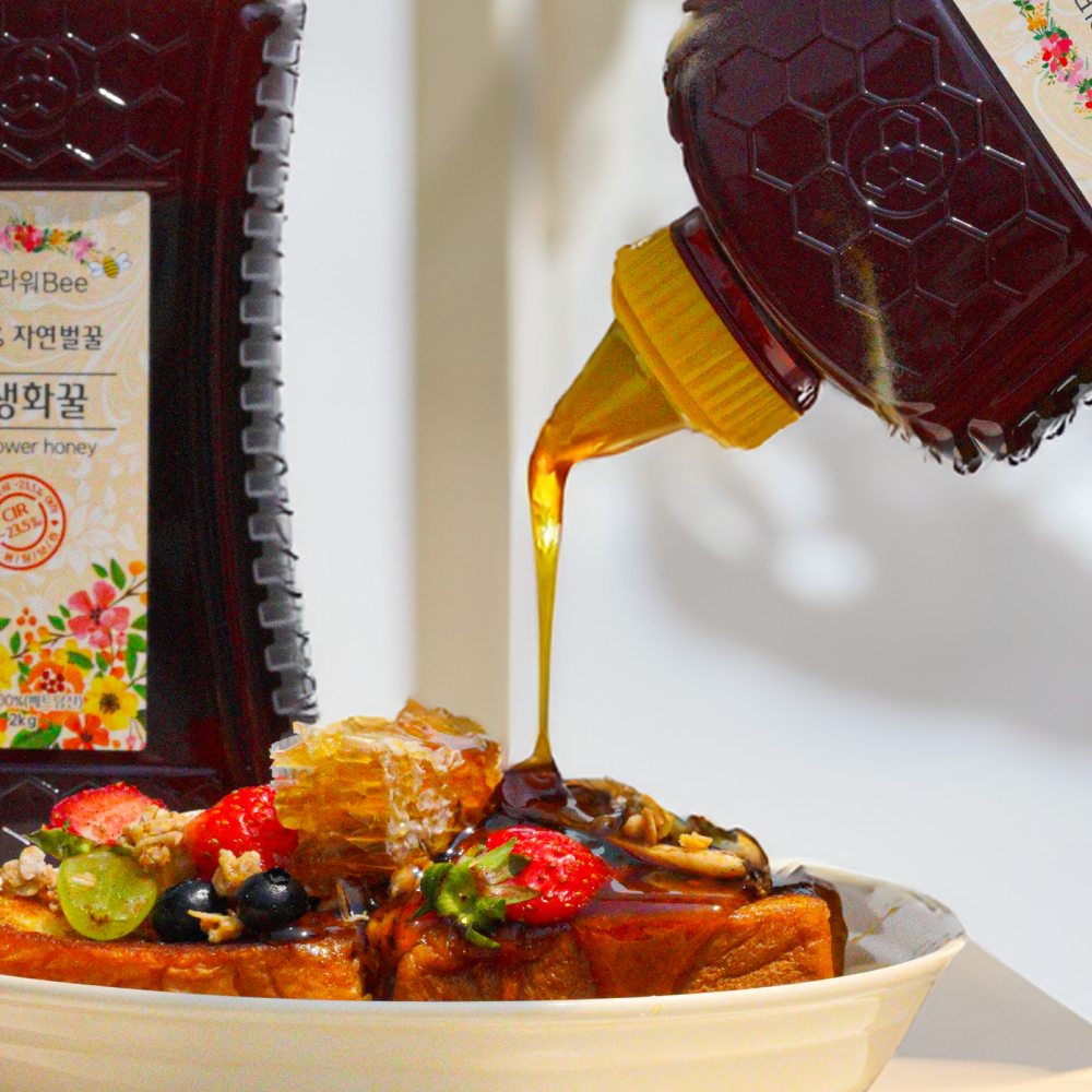 비플라워비 100% 베트남 자연벌꿀 2kg 야생화꿀 대용량 천연 잡화 토종꿀 제품 이미지