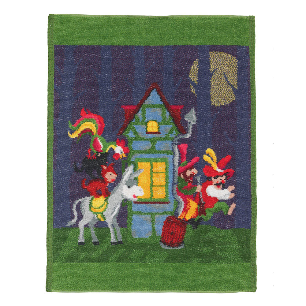 훼이라 브레맨음악대 핸드타월 37x50cm 독일직수입 부드럽고 먼지없는 프리미엄 수건 선물