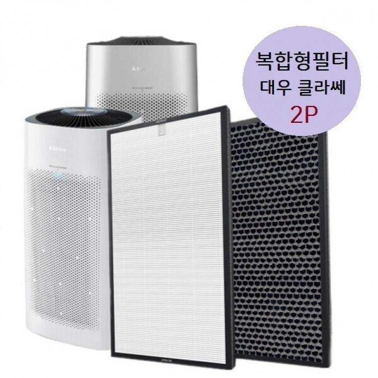 대우클라쎄 청정기필터 호환 국내산 좋은 품질 DAP-S18HOW 2개 - 상품 이미지
