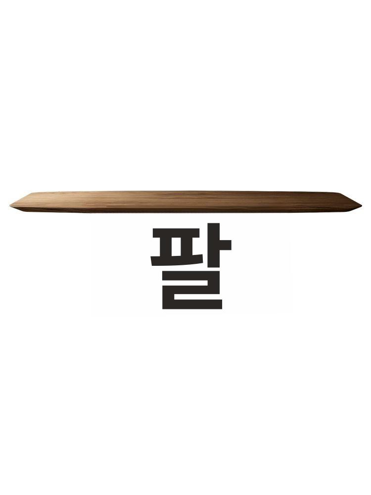 8인식탁 북유럽원목 대형 식탁 사각 테이블 의자 2개 - 상세 이미지 5