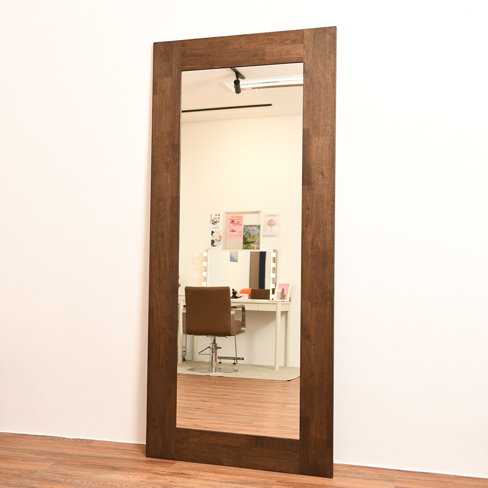 전신 거울 스탠드 현관 대형 미용실 우드 경대 원목 예쁜 1800 무도장