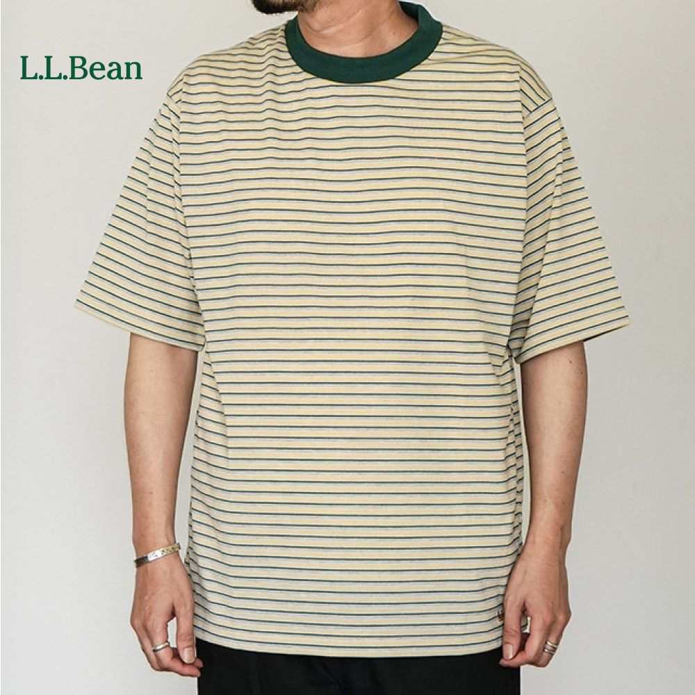 엘엘빈 L.L.Bean Jonesport 스트라이프 반팔 티셔츠 5475-1048 - 상품 이미지