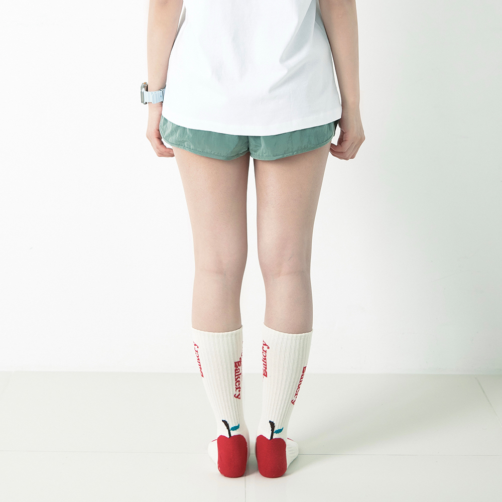 [리오더] 피지컬베이커리 풋사과 양말 장목 스포츠 기능성 러닝 헬스 크로스핏 선물 레드애플 - 상세 이미지 4