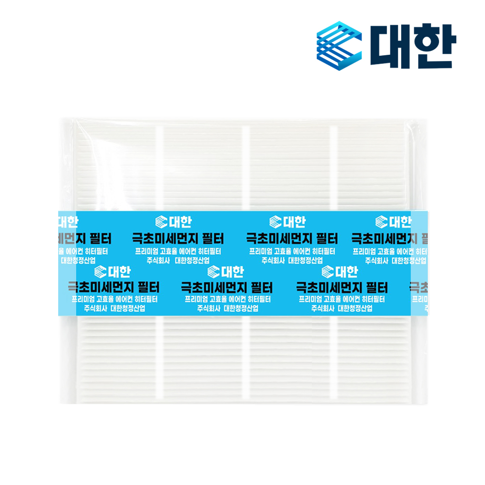 대한 PM0.3 극초미세먼지 헤파 자동차 에어컨 필터 H105, 1개