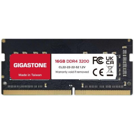 [해외]【DDR4 RAM 노트북 전용 】 GIGASTONE 16GB DDR4 3200MHz(2933MHz 또는 2666MHz) PC4-25600(PC4-23400, 21300) C