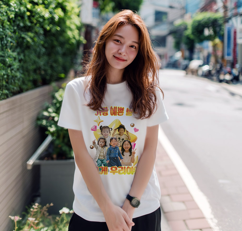 티셔츠 우정 여행 반티 단체티 커스텀 친구 사진 문구 주문제작 맨투맨 후드 상세 이미지 8