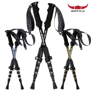 버팔로 5단 원터치 등산스틱 써밋엑스 2개세트 두랄루민 7075 한국생산 운동러 솔직 후기 | 실사용 리뷰 - 상품 이미지 4