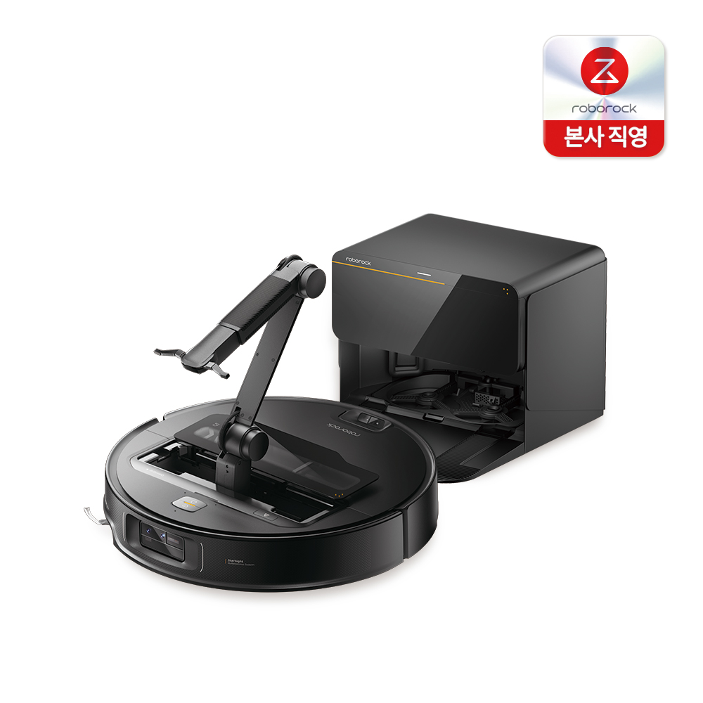 로보락 사로스 Saros Z70 직배수 로봇청소기 / 로봇팔 / 옴니그립 / 22000pa 초강력 흡입력 / 문턱 리프팅 / 고온 물걸레 세척