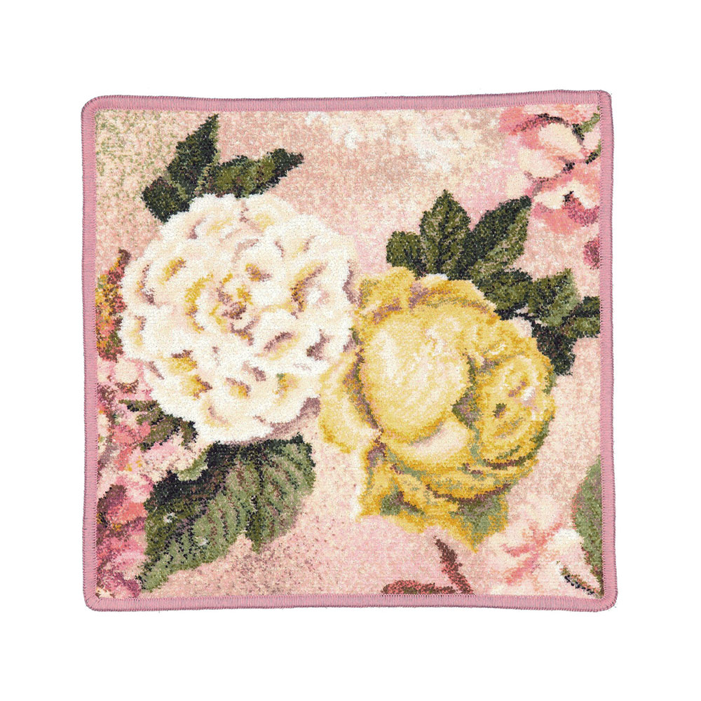 훼이라 시크릿가든 페이스타월 핑크 30x30cm 독일직수입 부드럽고 먼지없는 프리미엄 손수건 - 상품 이미지