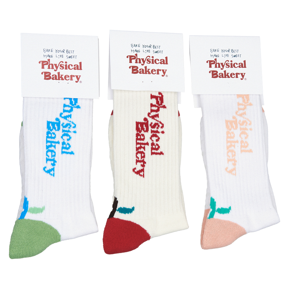 [리오더] 피지컬베이커리 풋사과 양말 장목 스포츠 기능성 러닝 헬스 크로스핏 선물 레드애플 - 상세 이미지 5