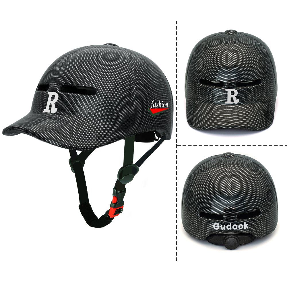 야구 모자 자전거 스케이트 보드 롤러 스케이트 스쿠터 자토바이 라이딩 LED 조명 헬멧 - 상세 이미지 3