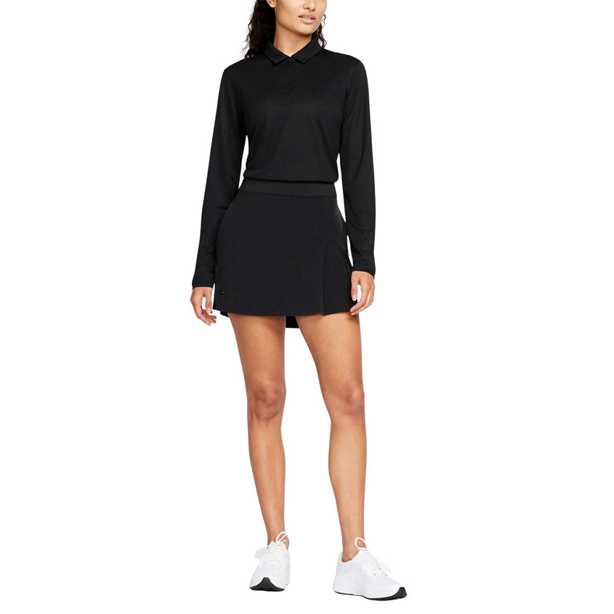 [오늘출발] 나이키 골프 드라이핏 빅토리 여성 롱슬리브 폴로 티셔츠 블랙, M - 상세 이미지 4