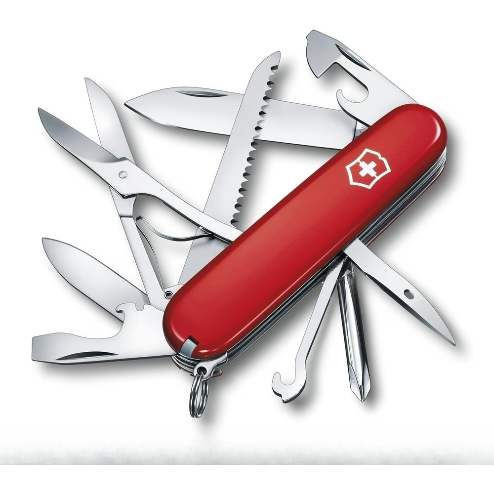 Victorinox 멀티툴 군용 나이프 레드 15 기능 맥가이버 캠핑용품 병따개 다용도칼 - 상세 이미지 3