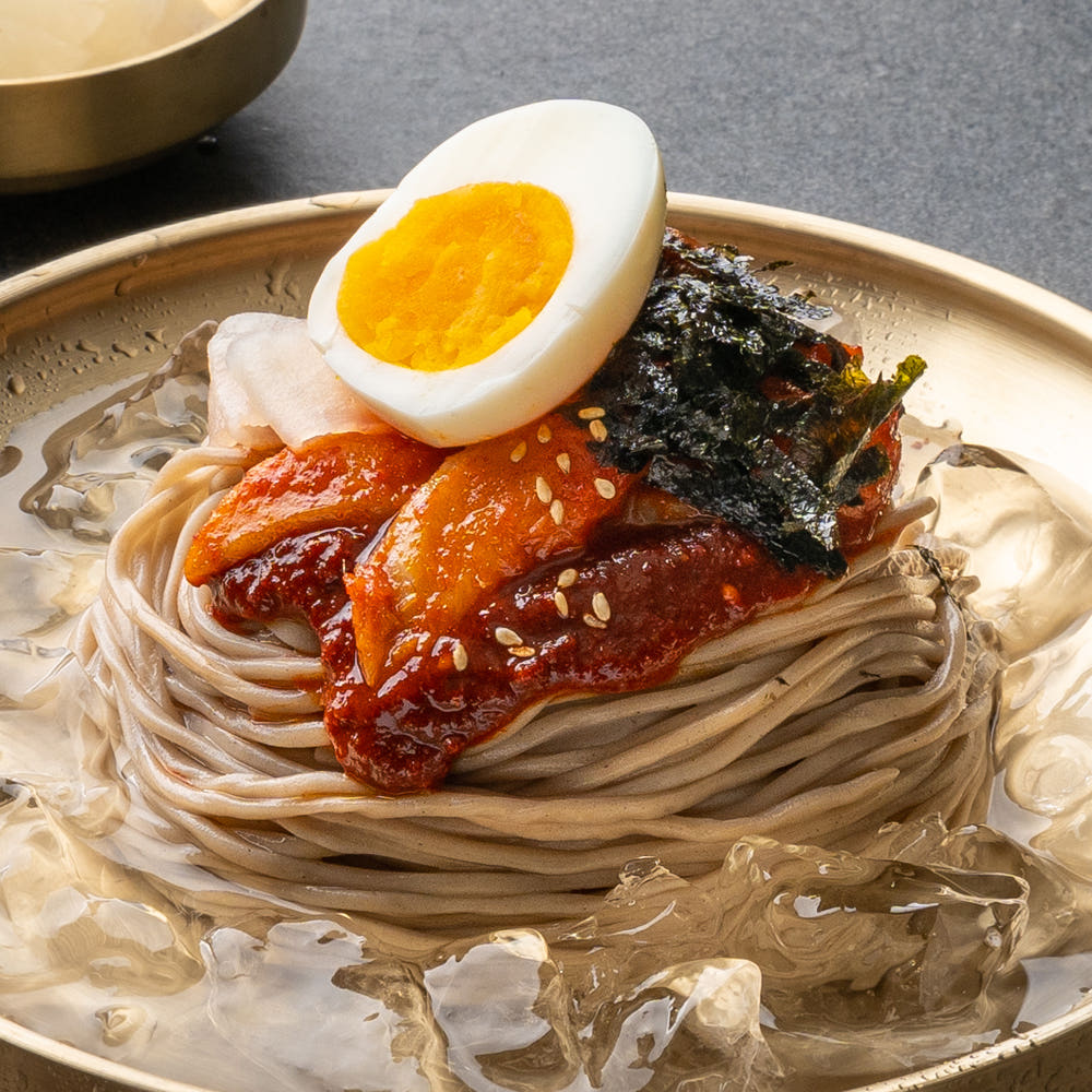 코다리 명태회 메밀 비빔 물 막국수 메밀면 모밀 면 국수 2봉 (4인분)