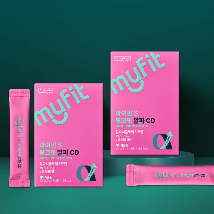 [5+5] 동국제약 마이핏S 알파CD 알파시디 난소화성 알파시클로덱스트린 가루 분말 14포, 10개 이미지 4