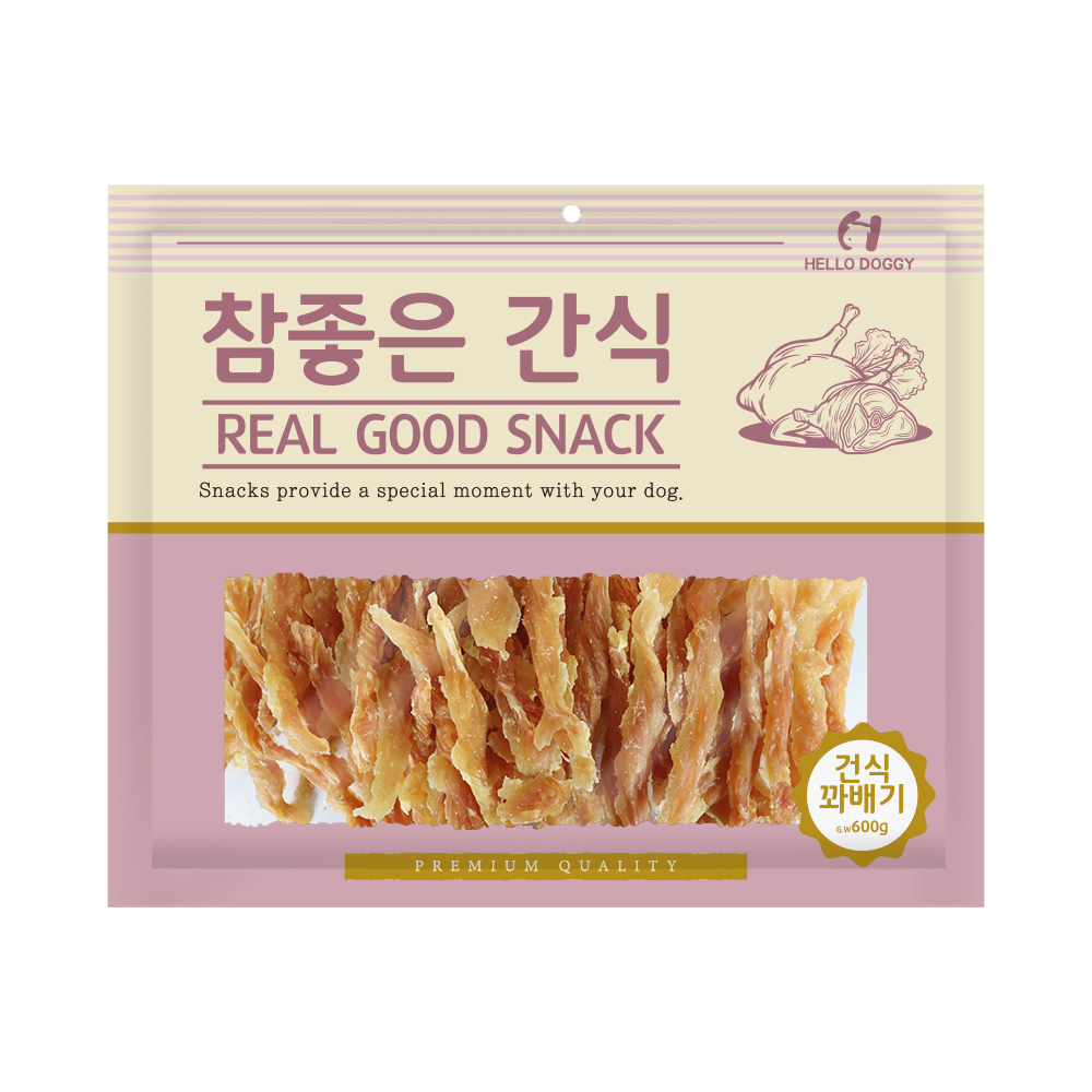헬로도기 강아지대용량간식 건조 사사미 애견간식 건식꽈배기, 600g, 1개 - 메인 이미지