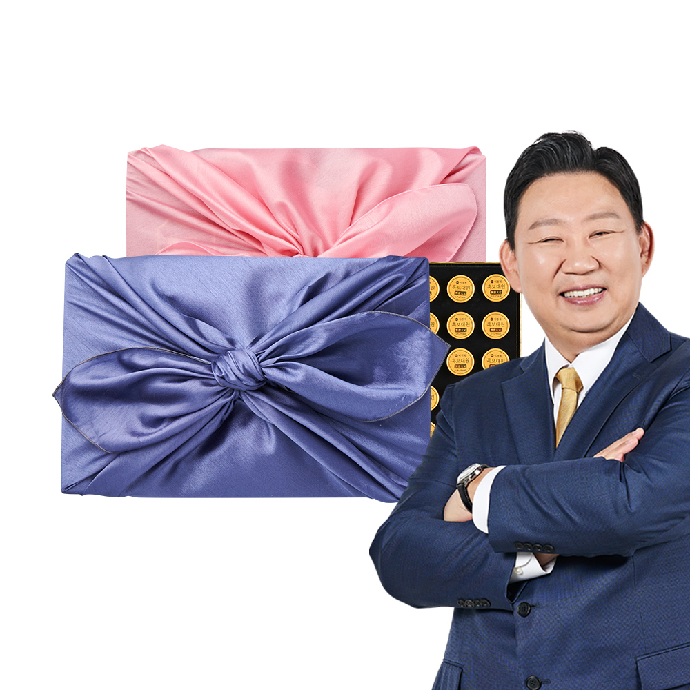 (보자기 포장) 이경제 흑보대원 흑염소 녹용 침향환 이경재 침향원 단 진액 선물용 쇼핑백 60환, 2개