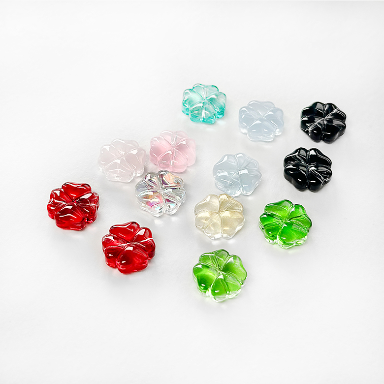 (20p) 10mm 네잎클로버 행운 합격 비즈 팔찌비즈 이미지 6