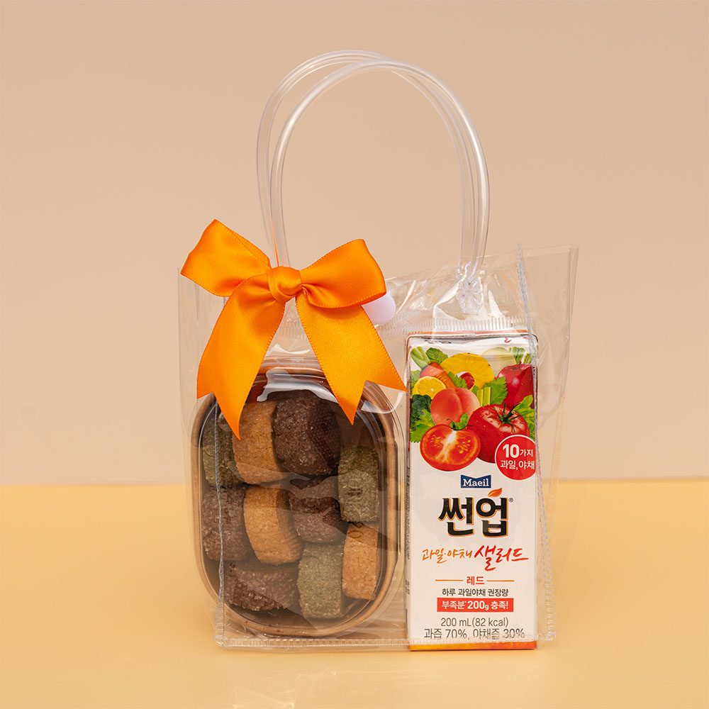 수제쿠키 디저트 구디백 어린이집 생일 행사 답례품 사브레 썬업