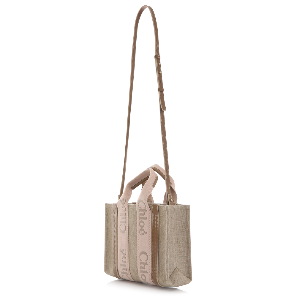 끌로에 우디 스몰 토트백 CHC23AS397L17 26Y (2025 S/S) - 상세 이미지 4