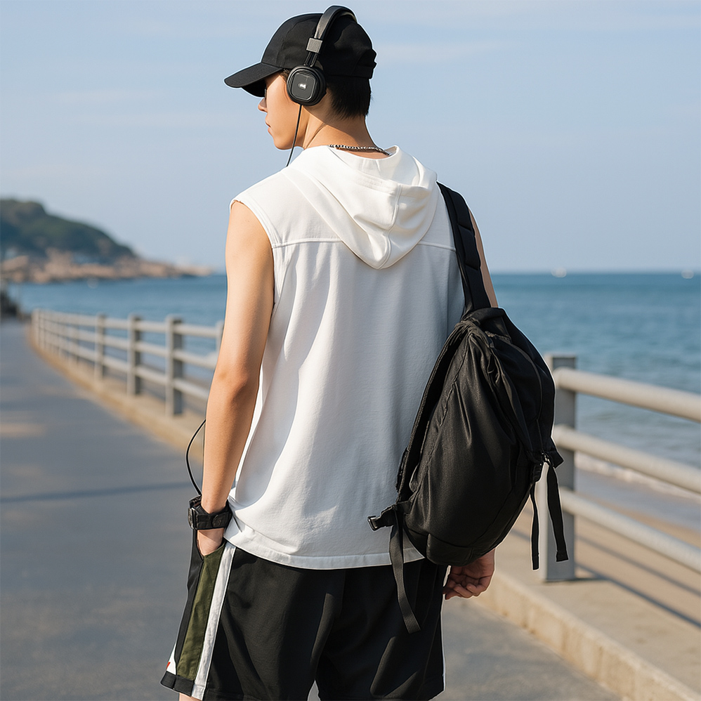 남자민소매티 쿨티셔츠 쿨링티셔츠 - 상품 이미지