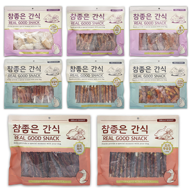 헬로도기 강아지대용량간식 건조 사사미 애견간식 그대로닭가슴살, 600g, 1개 이미지 2
