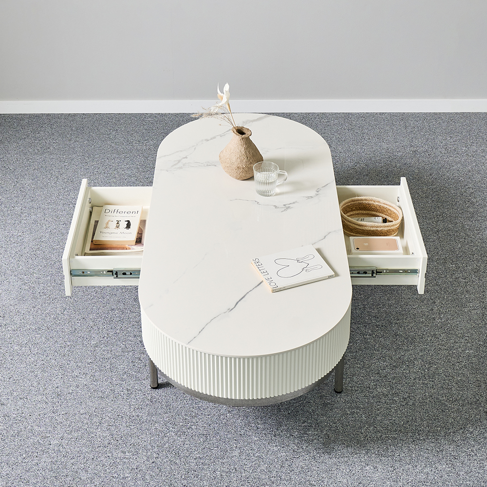 헤펜 1350 인테리어 좌식 낮은 커피 소파 세라믹 거실 테이블