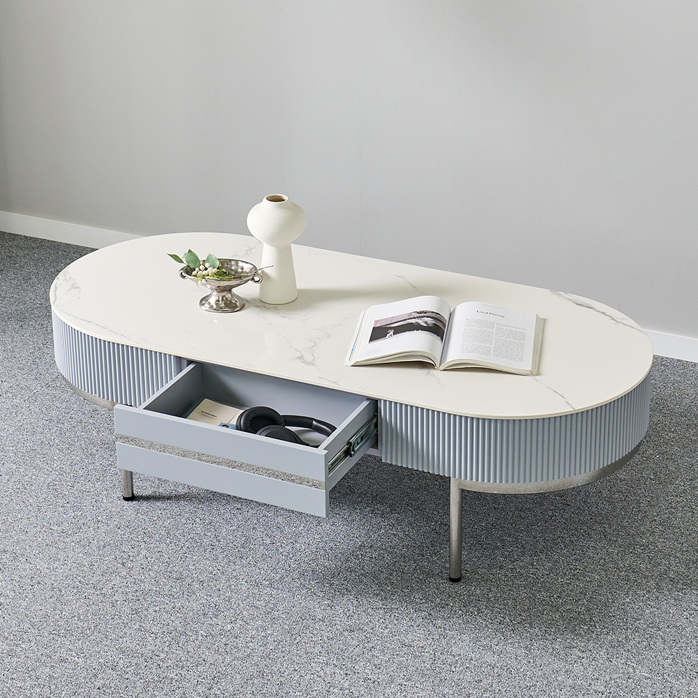 헤펜 1350 인테리어 좌식 낮은 커피 소파 세라믹 거실 테이블