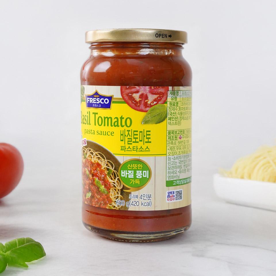 메가마트 오뚜기 파스타소스 바질토마토 600g - 상세 이미지 2