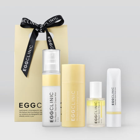(에그클리닉) 4종 선물세트(새쥬란 크림 미스트 (100ml)+앰플(40ml)+수딩 크림(15ml)+링클 크림(15ml)